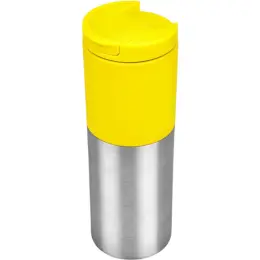 Kooshty Typhoon Stainless Steel & Plastic Double-Wall Tumbler Yellow